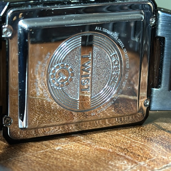 *HTF* FOSSIL Men’s Twist Black Chrome Watch - Picture 9 of 13